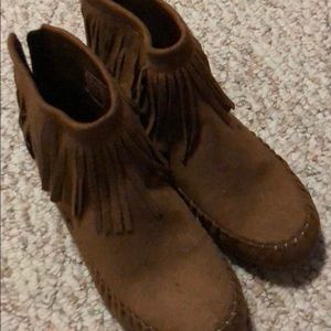 Moccasin booties